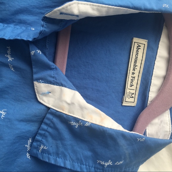 A&F yes no maybe button down - Picture 3 of 4